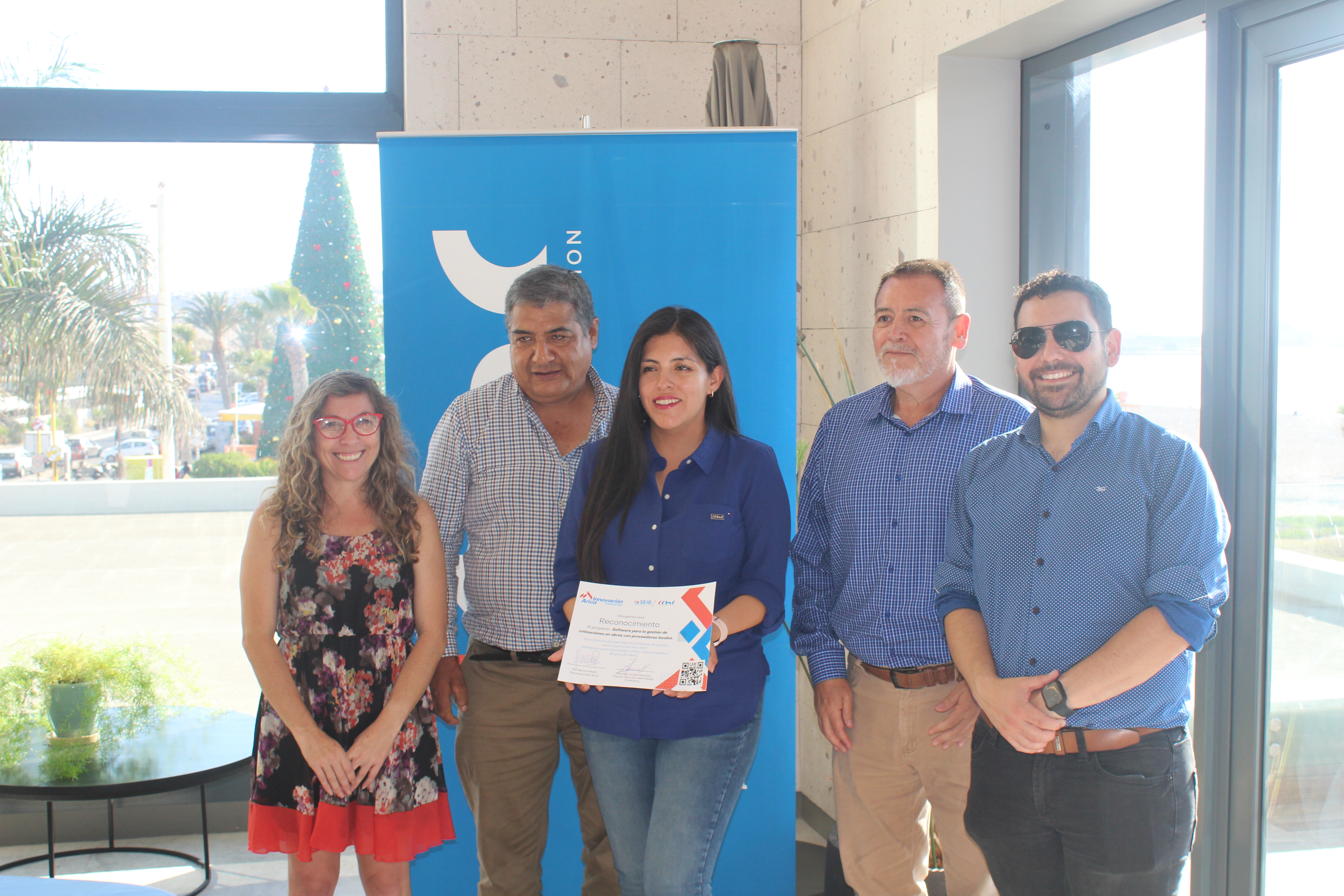 
Premiación de proyectos del Bootcamp Empresarial Arica 2023, organizado por la CChC Arica y SEID Global Consulting
