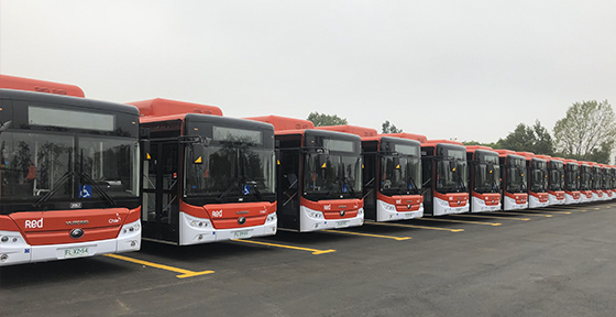 Proyecto de transporte público en Coyhaique con buses eléctricos para las principales rutas de la capital regional