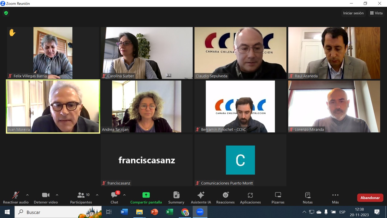 Reunión de CChC Puerto Montt con el senador Iván Moreira