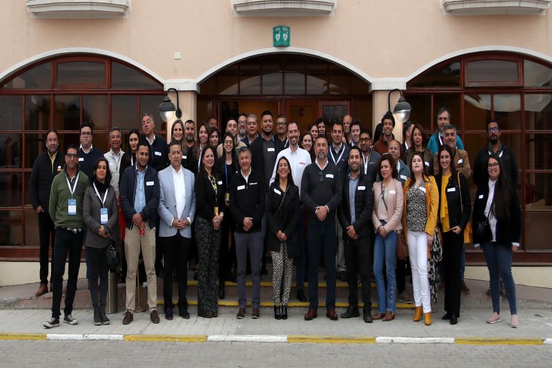 Integrantes del Comité de Proveedores de la CChC La Serena durante su encuentro anual con los jefes de adquisiciones, realizado en el centro de eventos Caja Los Andes