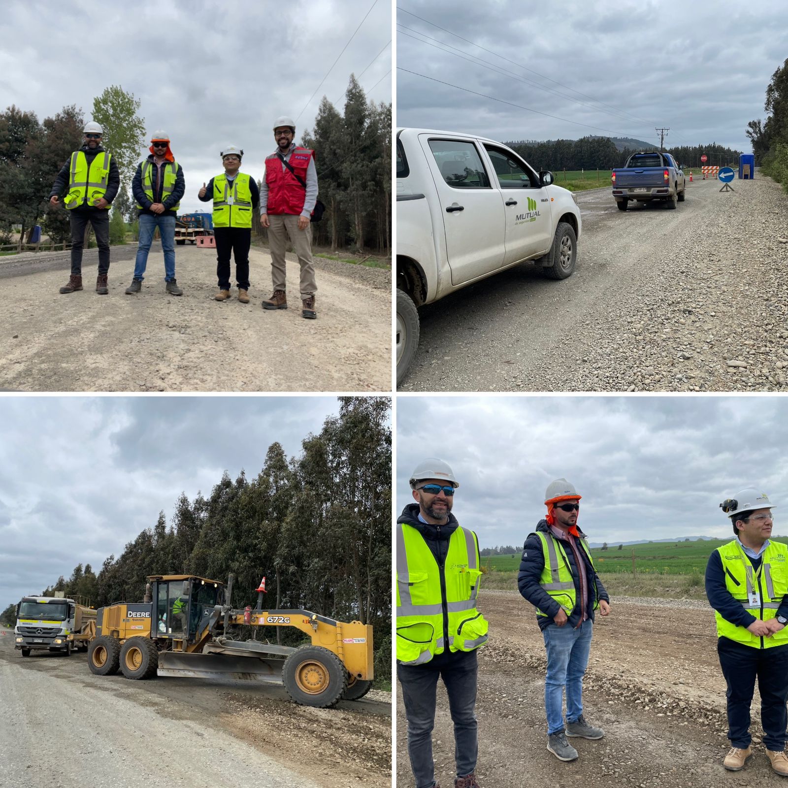 Representantes de la CChC visitan obras en construcción para promover buenas prácticas en seguridad y salud laboral