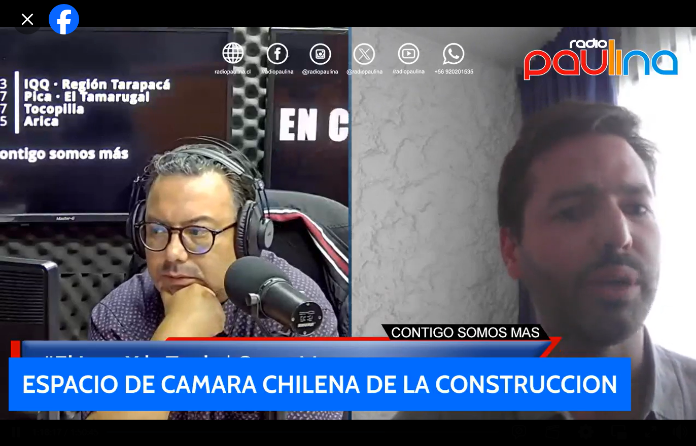 Programa radial “Contigo somos más” de Radio Paulina de Iquique, entrevista a José Ignacio Selles, coordinador de gestión territorial de Déficit Cero, sobre La Mesa “Iquique-Alto Hospicio: la ciudad que queremos”