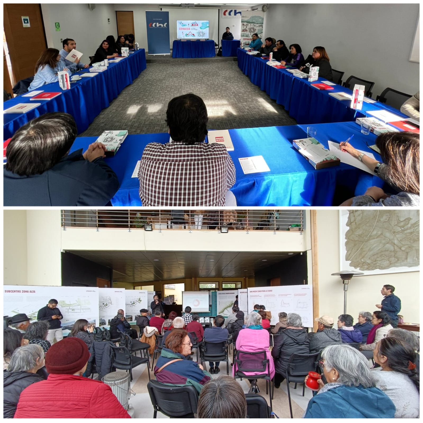 Coyhaique presenta avances de Visión de Ciudad a adultos mayores y juntas de vecinos