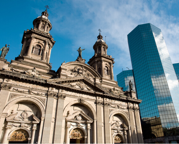 Catedral Metropolitana de Santiago de Chile.