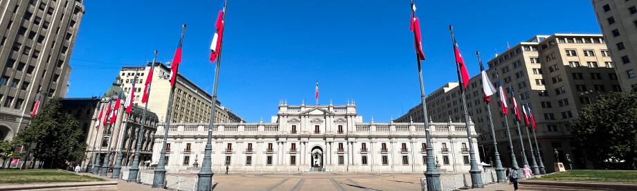 Palacio de la Moneda en Santiago