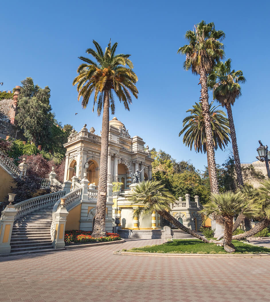 Santiago de Chile. Cerro Santa Lucía.